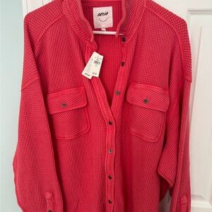 American Eagle waffle shirt